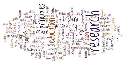 Nazarbayev University's vision and mission