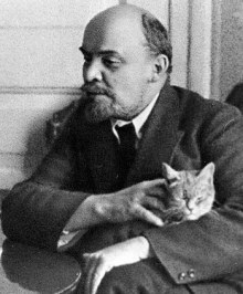 Lenin and cat